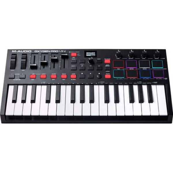 M-AUDIO OXYGEN PRO MINI 32-KEY USB MIDI KEYBOARD CONTROLLER