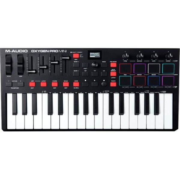 M-AUDIO OXYGEN PRO MINI 32-KEY USB MIDI KEYBOARD CONTROLLER