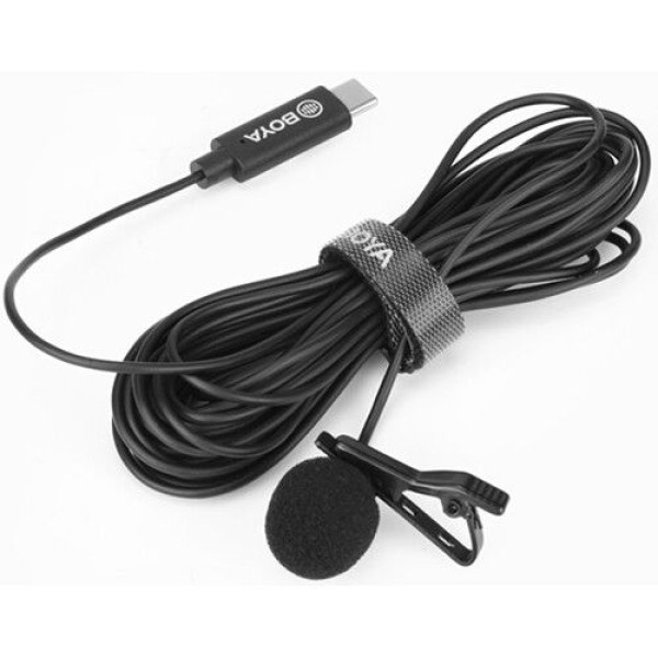 BOYA BY-M3 CLIP-ON LAVALIER MICROPHONE FOR USB-C