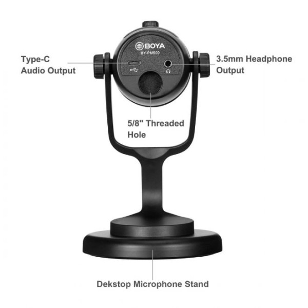 BOYA BY-PM500 USB CONDENSER MICROPHONE