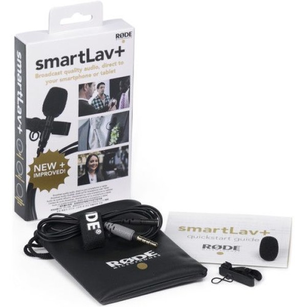 RODE SMARTLAV+ LAVALIER CONDENSER MICROPHONE FOR SMARTPHONES