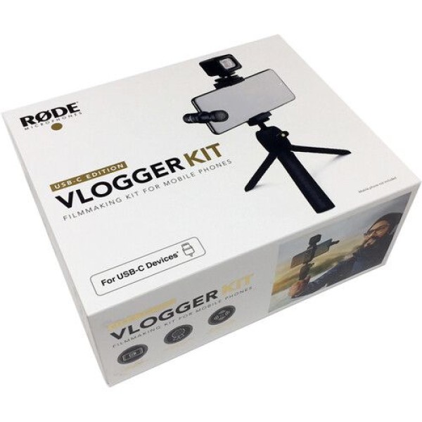 RODE VLOGVMMC VLOGGER KIT FOR SMARTPHONES WITH USB TYPE-C PORTS