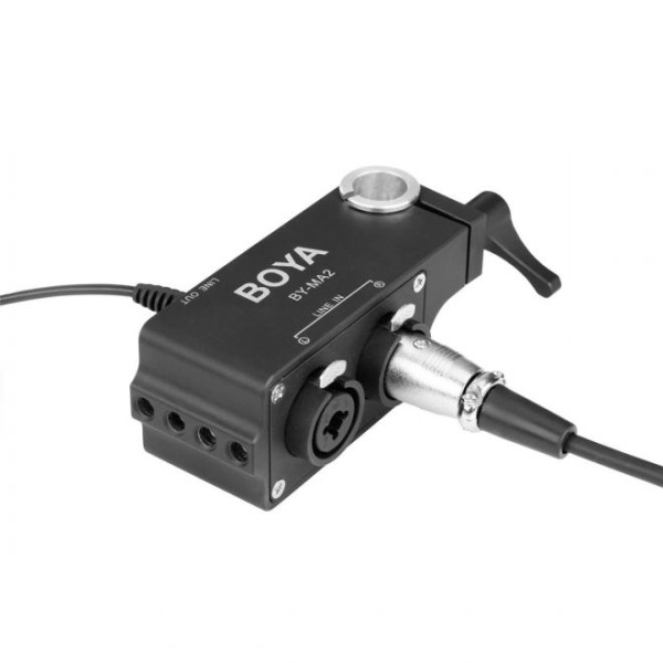 BOYA BY-MA2 DUAL CHANNEL XLR AUDIO MIXER FOR DSLRS & CAMCORDERS