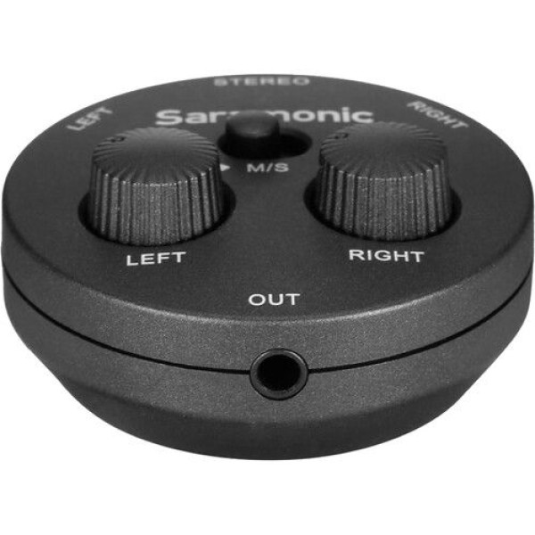 SARAMONIC AX1 PASSIVE 2-CHANNEL AUDIO MIXER FOR CAMERAS, SMARTPHONES, TABLETS AND COMPUTERS