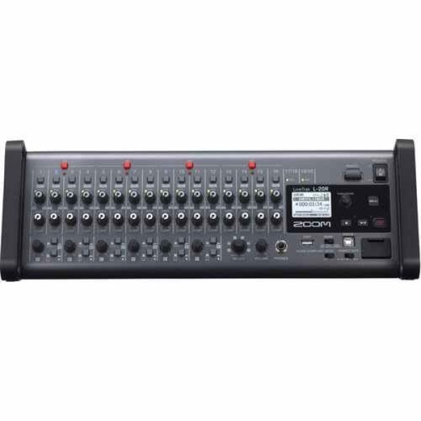 ZOOM L-20R LIVETRAK 20-CHANNEL DIGITAL MIXER-RECORDER FOR STAGE USE