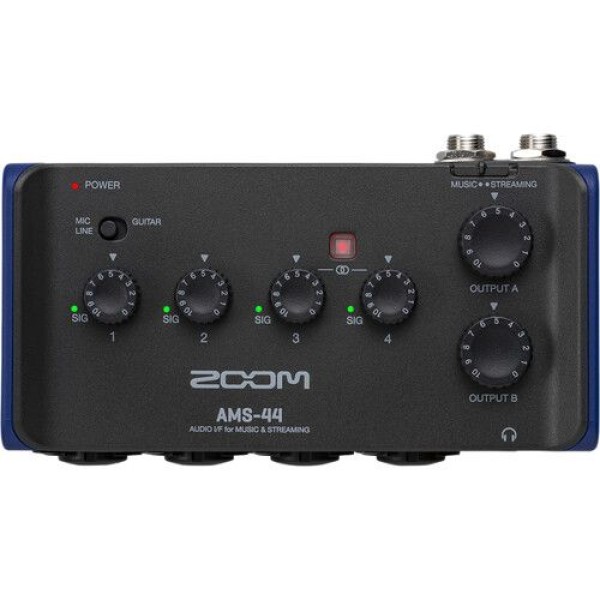 ZOOM AMS-44 4x2 USB AUDIO INTERFACE FOR MUSIC AND STREAMING