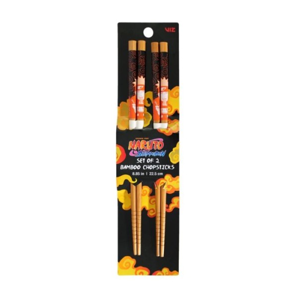 Just Funky Naruto Set of 2 Pairs Chopsticks 22.5 Cm