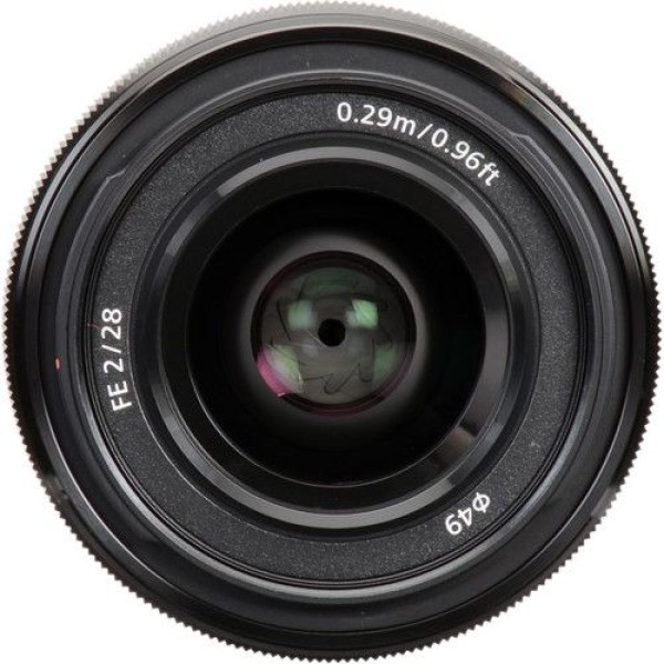 SONY SEL28F20 LENS 28MM F2 FE MOUNT