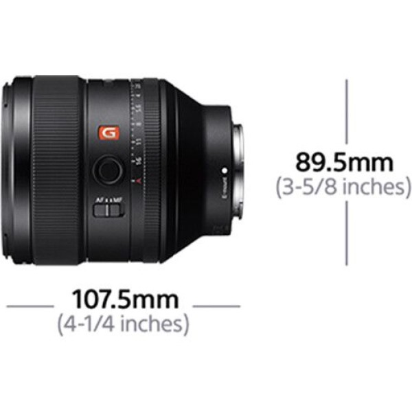 SONY SEL85F14GM FE 85MM F/1.4 GM LENS