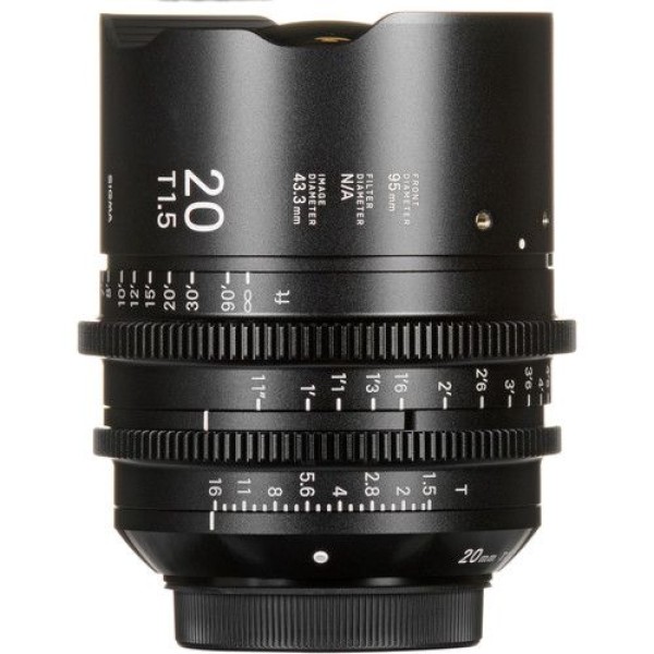 SIGMA CINE LENS 20MM T1.5 FF F/AP PL MOUNT (METRIC)