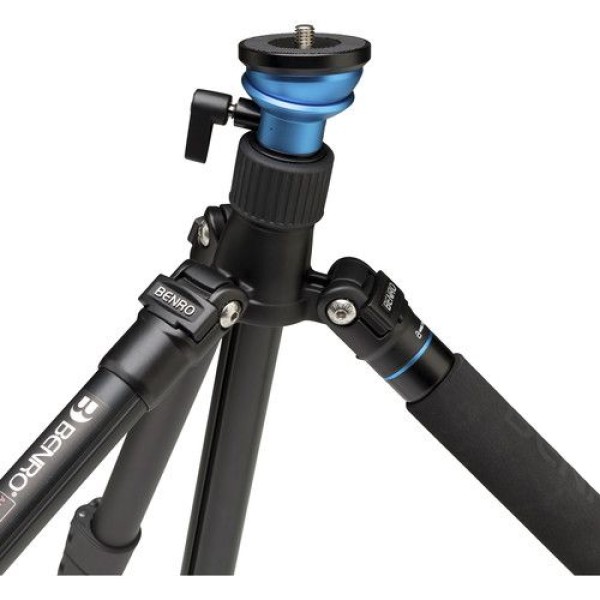 BENRO A2883FS4PRO REVERSE-FOLDING ALUMINUM TRAVEL TRIPOD WITH S4PRO FLUID VIDEO HEAD