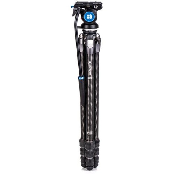 BENRO TTOR24CLVS4PRO TORTOISE CARBON FIBER 2 SERIES TRIPOD SYSTEM WITH S4PRO VIDEO HEAD