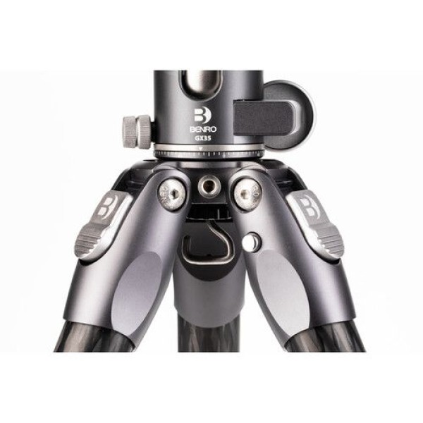 BENRO TTOR34CGX35 TORTOISE COLUMNLESS CARBON FIBER THREE SERIES TRIPOD WITH GX35 BALL HEAD (4-SECTIONS)