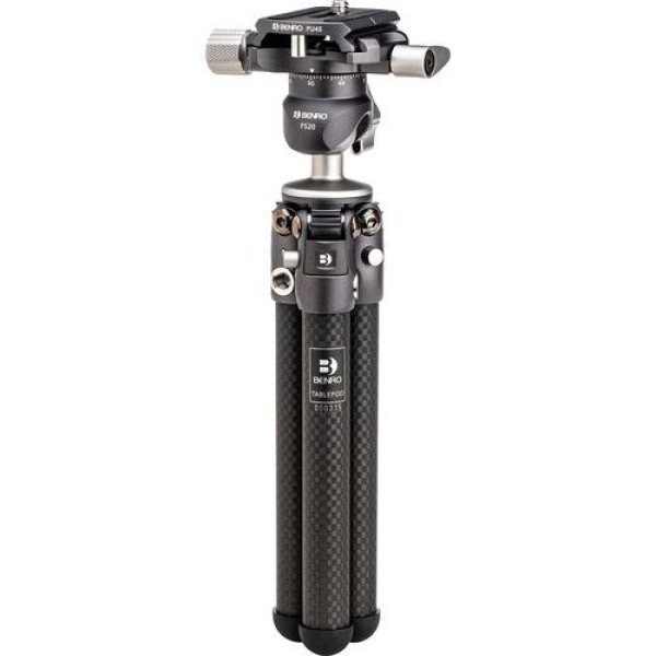 BENRO TABLEPOD PRO KIT CARBON FIBER TRIPOD & BALL HEAD WITH ARCASMART 70MM SMARTPHONE ADAPTER PLATE