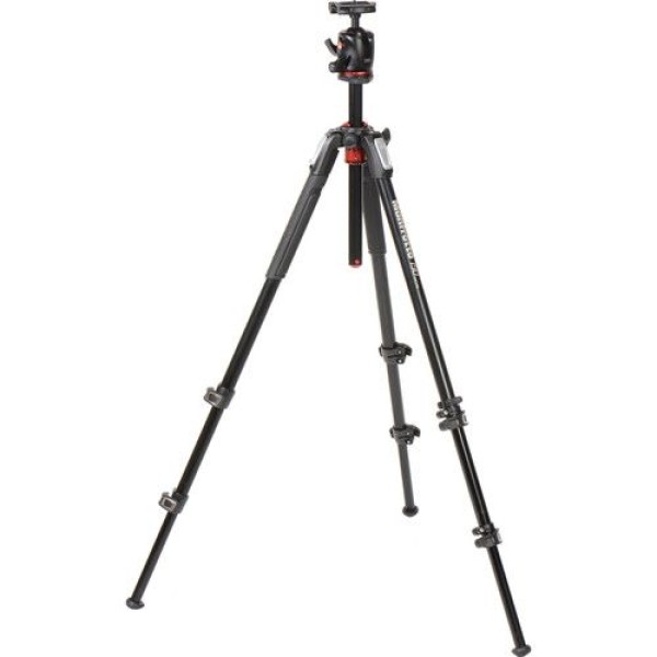 MANFROTTO MK190XPRO3-BHQ2 ALUMINUM TRIPOD WITH XPRO BALL HEAD AND 200PL QR PLATE