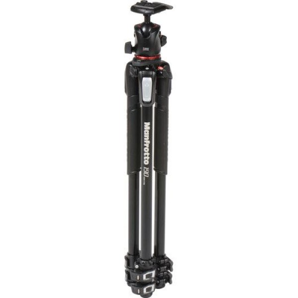 MANFROTTO MK190XPRO3-BHQ2 ALUMINUM TRIPOD WITH XPRO BALL HEAD AND 200PL QR PLATE