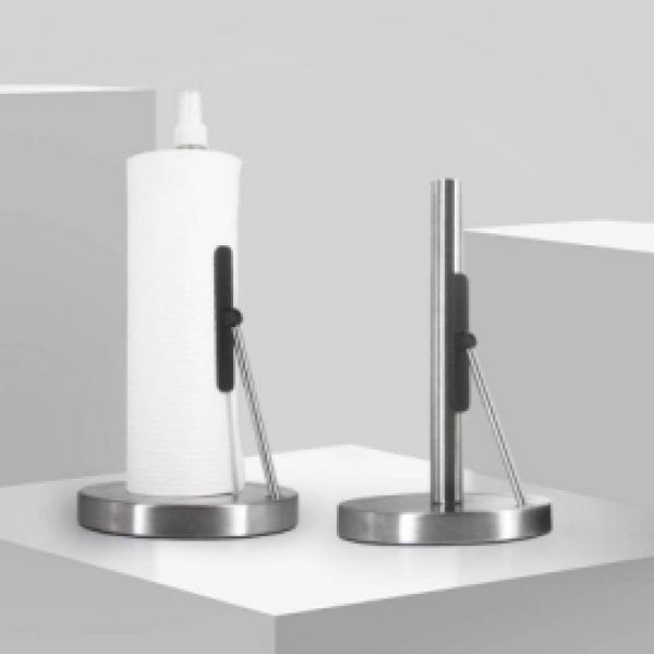 Paper Towel Holder with Spray Bottle Center