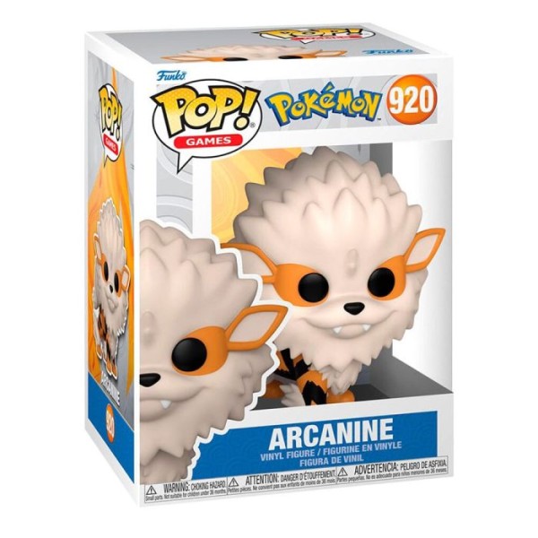 Funko POP! Games: Pokemon Arcanine (EMEA) Vinyl Figure