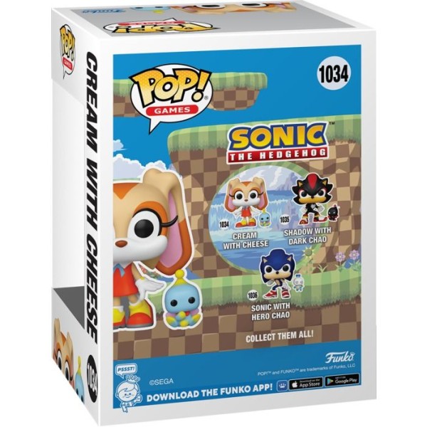 Funko Pop & Buddy! Games: Sonic Cream with Cheese Vinyl Figures