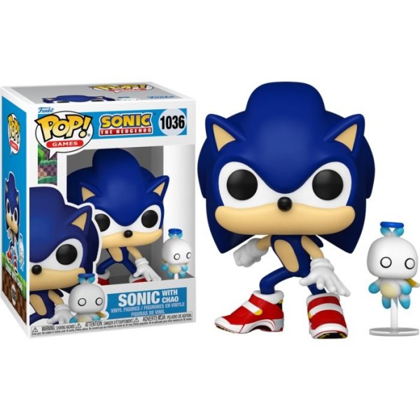 Funko Pop & Buddy! Games: Sonic Sonic with Hchaos Vinyl Figures