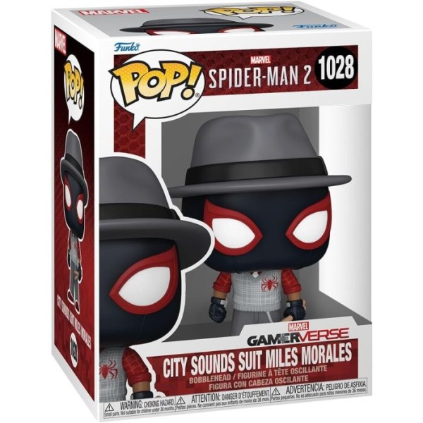 Funko Pop! Games: Spider-Man 2 VG City Sounds Miles Vinyl Figures