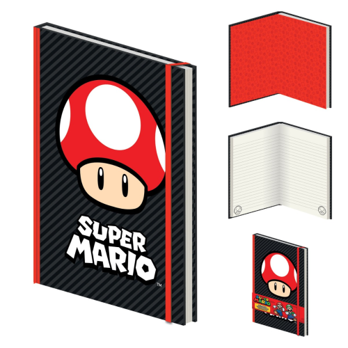 SUPER MARIO (MUSHROOM) A5 PREMIUM NOTEBOOK