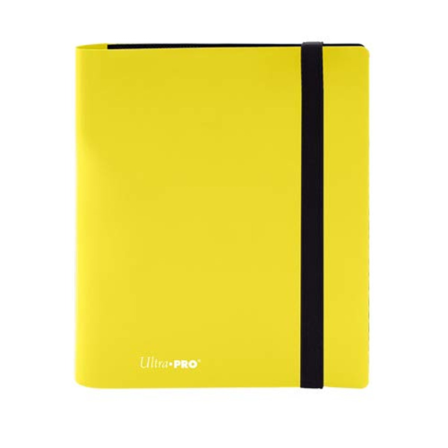 Ultra Pro 4-Pocket Eclipse Lemon Yellow PRO-Binder 