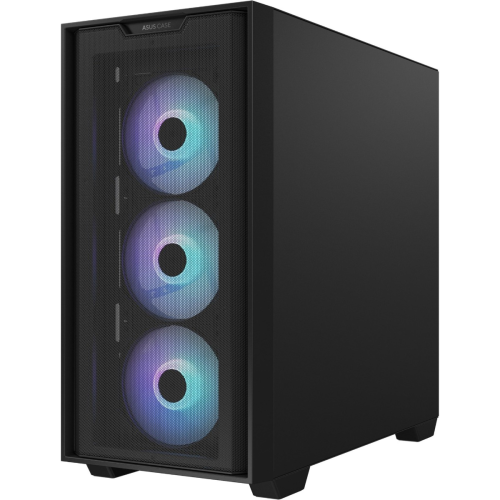 ASUS A21 plus TG ARGB FAN Gaming Case Black
