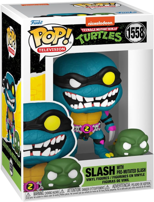 مجسم Slash and Pre-mutated Turtle S من Tv: Teenage Mutant Ninja Turtle S4
