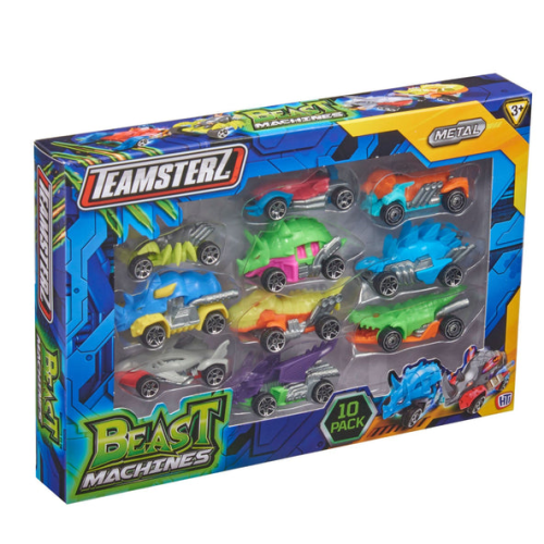 Teamsterz Beast Machine Dino Car Cast 10 Pack