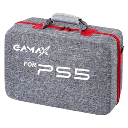 حقيبة تخزين GaMaX لجهاز PlayStation 5 باللون الرمادي