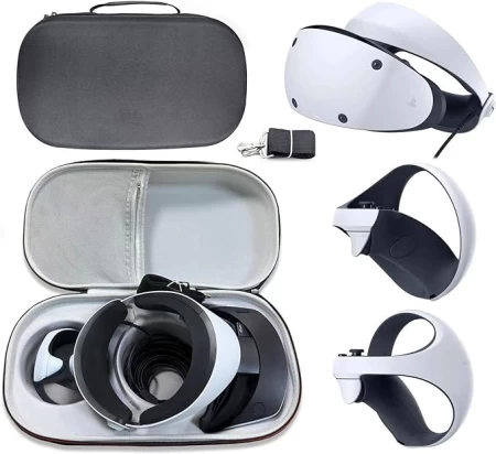 حقيبة تخزين خوذة PlayStation VR2 الجديدة - رمادية