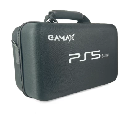 حقيبة تخزين Gamax EDITION 1 لـ PlayStation 5 Slim, اسود