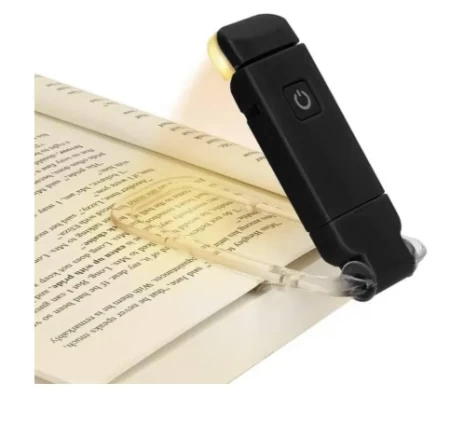 مصباح قراءة ليتوم جينيريك قابل لإعادة الشحن, Bookmark Light - اسود