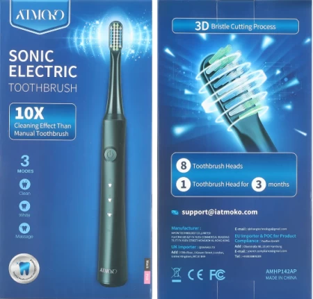 فرشاة اسنان كهربائية Atmoko Sonic Duo