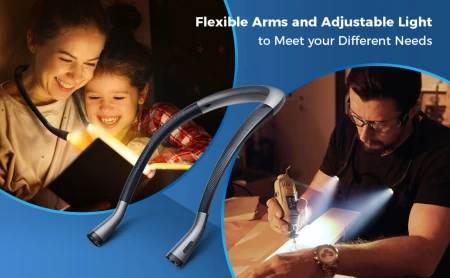 Litom Amber Neck Light, Eye-Caring 4 LED Reading Light