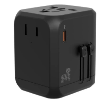 Chotech GaN PD30W 3A+C Travel Travel Wall ChargerCharger black