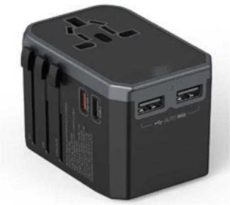 Chotech PD45W 2C+2A Travel Wall Charger black