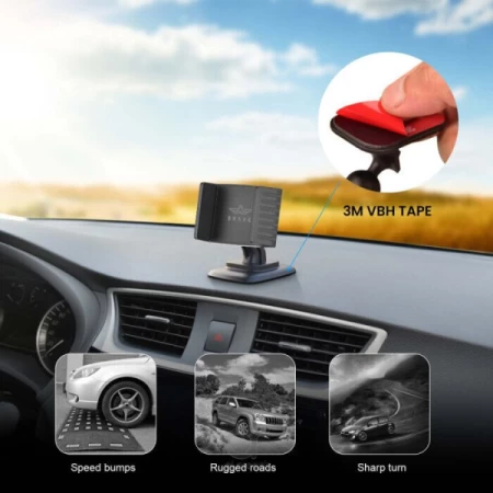 حامل هاتف للسيارة BRAVE Universal Car Mount Air-Vent & Dashboard Mount