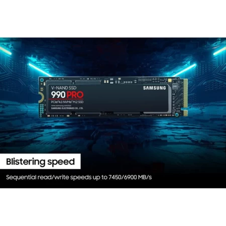 Samsung 990 PRO 2TB PCIe 4.0 NVMe M.2 Internal Solid State Drive