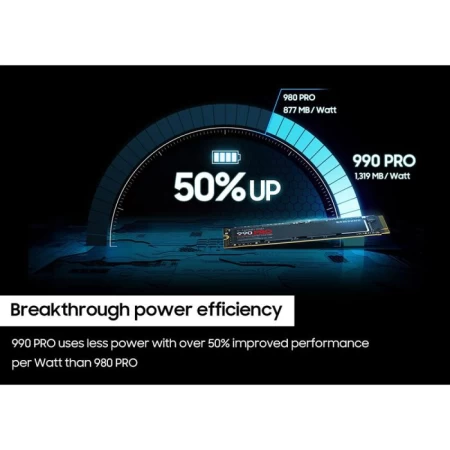Samsung 990 PRO 2TB PCIe 4.0 NVMe M.2 Internal Solid State Drive