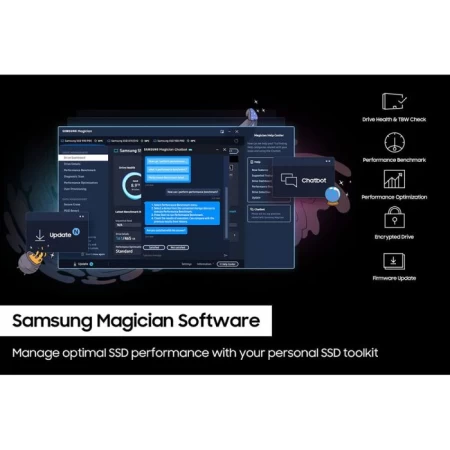 Samsung 990 PRO 2TB PCIe 4.0 NVMe M.2 Internal Solid State Drive