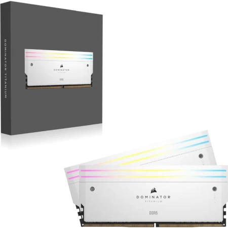 Corsair DOMINATOR TITANIUM 64GB (2x32GB) 6400MHz White