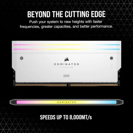 Corsair DOMINATOR TITANIUM 64GB (2x32GB) 6400MHz White