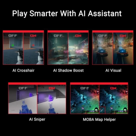شاشة الألعاب ASUS ROG SWIFT PG27AQDP مقاس 27 بوصة ودقة 2560X1440 و480 هرتز - حصريًا من Geekay!