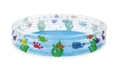 BESTWAYΦ60" X H12"/Φ1.52M X H30CM حوض سباحة عميق ذو 3 حلقات
