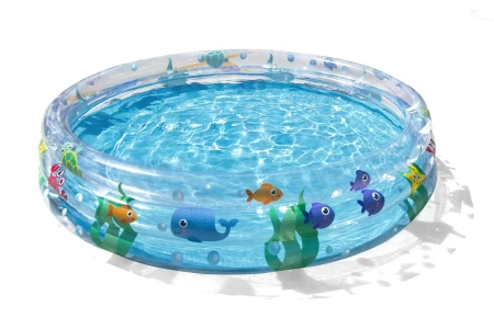 BESTWAYΦ60" X H12"/Φ1.52M X H30CM حوض سباحة عميق ذو 3 حلقات