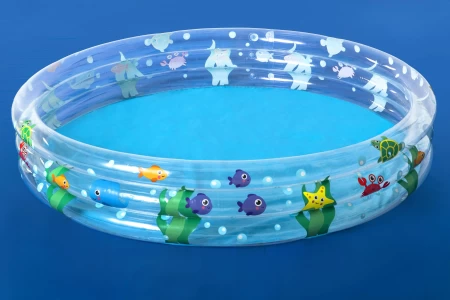 BESTWAYΦ60" X H12"/Φ1.52M X H30CM حوض سباحة عميق ذو 3 حلقات