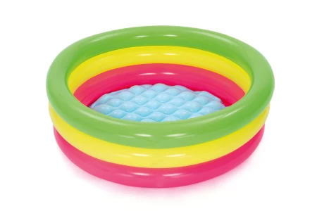 BESTWAYΦ27.5" X H9.5"/Φ70CM X H24CM مجموعة حمام السباحة الصيفية
