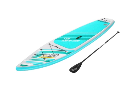 مجموعة BESTWAY 10'6 × 31 بوصة × 4.75 بوصة / 3.20 م × 79 سم × 12 سم مجموعة AQUA GLيدر TRAVELTECH